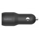 Dual USB-A Car Charger 12W x2 Black