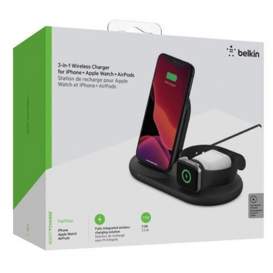 Wireless Charging 3in1 Pad Black