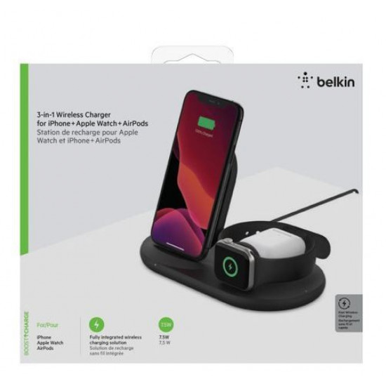 Wireless Charging 3in1 Pad Black