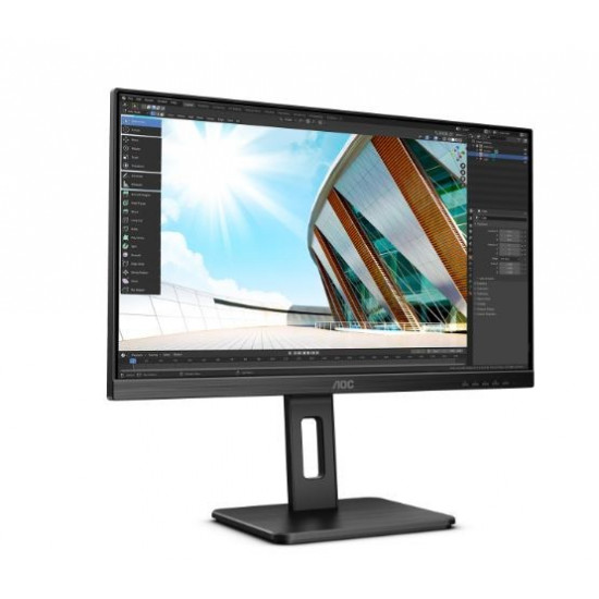 Monitor 27P2Q 27 inch IPS DVI HDMI DP USB Pivot