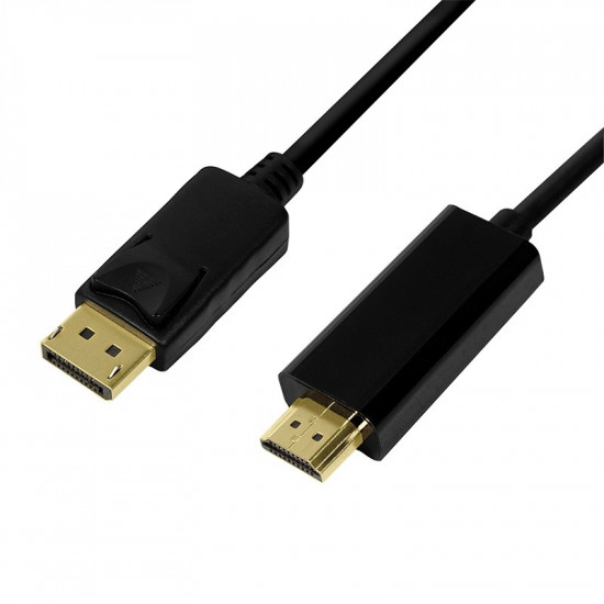 DisplayPort cable 1.2 to HDMI 1.4, black, 5m