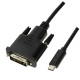 USB-C to DVI cable 1,8m