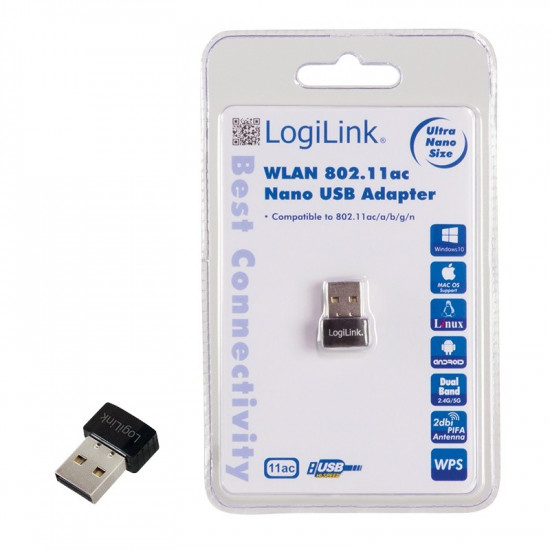 Wireless Lan 802.11ac Nano USB2.0 adapter
