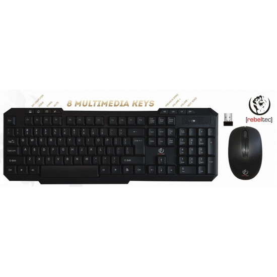 Wireless set:keyboard+ mouse Rebeltec VORTEX