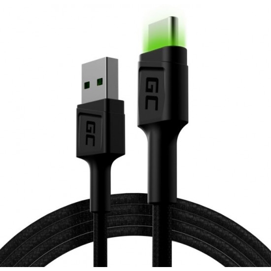 Cable GCRay USB - USB-C 120cm, LED backlight