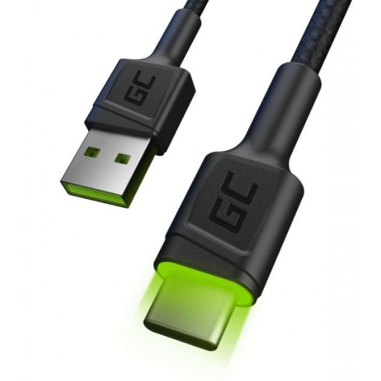 Cable GCRay USB - USB-C 120cm, LED backlight