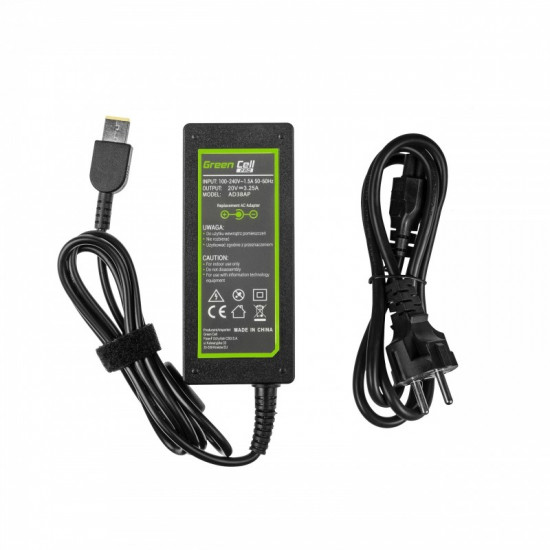 Charger PRO 20V 3.25A 65W Slim Tip for Lenovo B50