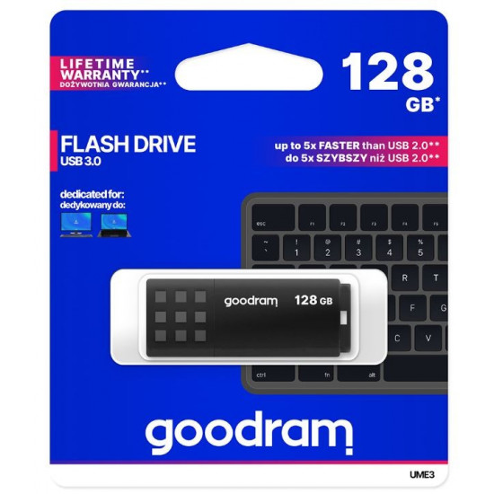 Pendrive UME3 128GB USB 3.0 black