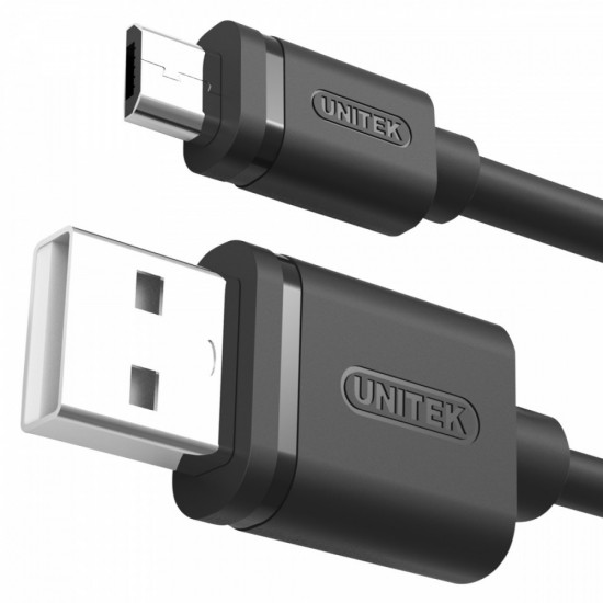 UNITEK Y-C434GBK USB cable 1.5 m USB 2.0 USB A Micro-USB B Black