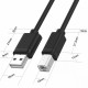 USB 2.0 CABLE AM-BM, 3M Y-C420GBK