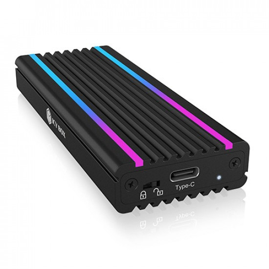 ICY BOX IB-1824ML-C31 M.2 NVMe case with RGB