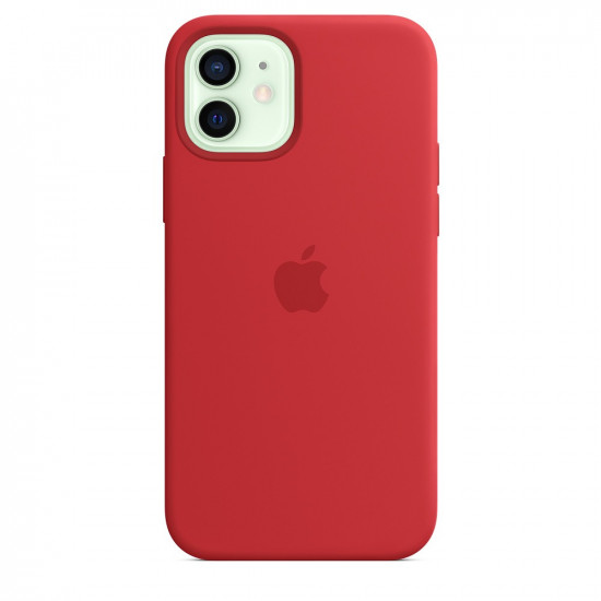 IPHONE 12_12 PRO Silicone Case Red