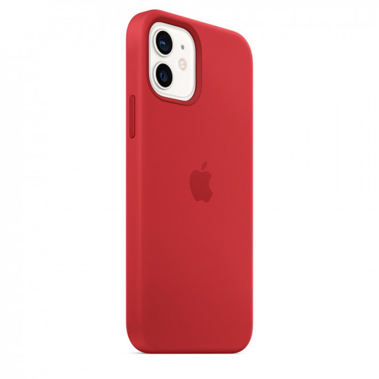 IPHONE 12_12 PRO Silicone Case Red