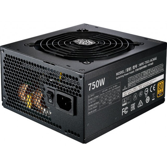 Power Supply MWE Gold V2 750W modular 80+ Gol