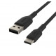 Cable PVC C-A 15cm Black