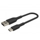 Cable PVC C-A 15cm Black