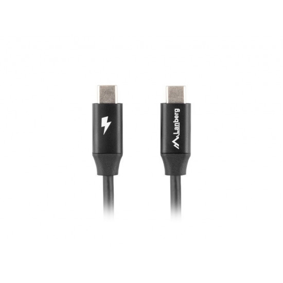 Cable USB-C M/M 2.0 CA-CMCM-40CU-0010-Black 1m