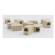 In-line coupler Rj45/RJ45 UTP 10 pcs