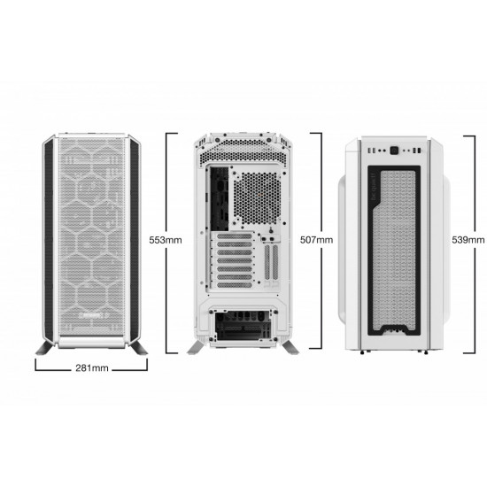 Case|BE QUIET|Silent Base 802 Window White|MidiTower|Not included|ATX|EATX|MicroATX|MiniITX|Colour White|BGW40