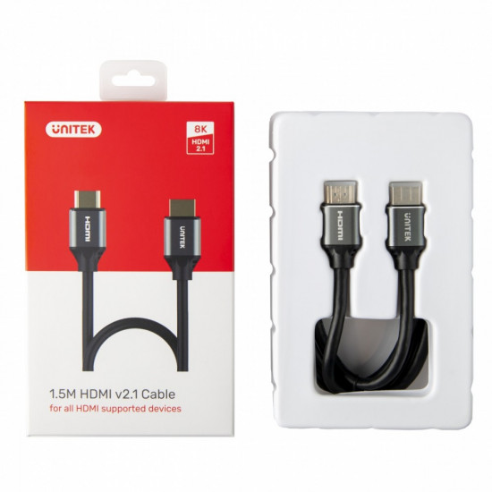 HDMI CABLE M/M 2m v2.1 8K 120Hz UHD C138W