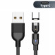 USB magnetic cable 3in1 2m typ C MCE475