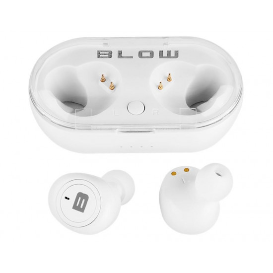 BLOW sluchawki BTE 100 BT Earbuds Biale