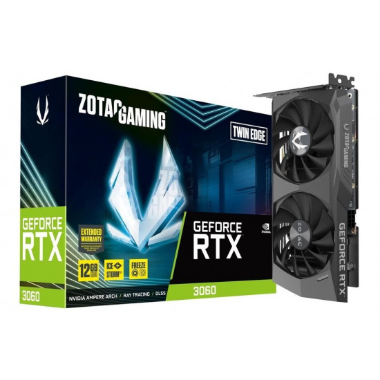 Graphic card GeForce RTX 3060 Twin Edge 12GB GDDR6 192bit LHR 3DP/HDMI