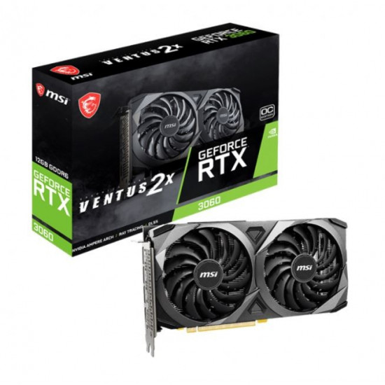 GeForce RTX 3060 VENTUS 2X OC 12GB GDDR6 192bit 3DP/HDMI