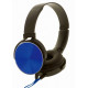 Stereo Headphones with m ic Rebeltec MONTANA BLU