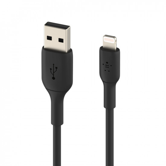 Belkin PVC USB-A to ligh tning 3m Black