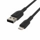 Belkin PVC USB-A to ligh tning 3m Black