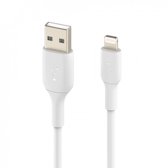 Belkin PVC USB-A to Ligh tning 1m White