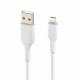 Belkin PVC USB-A to Ligh tning 1m White