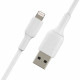 Belkin PVC USB-A to Ligh tning 1m White