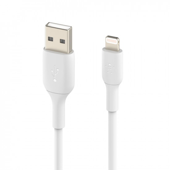 Belkin PVC USB-A to Ligh tning 2m White
