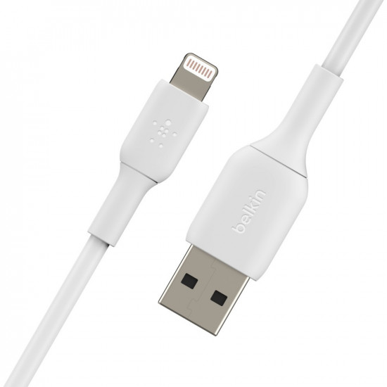 Belkin PVC USB-A to ligh tning 3m White