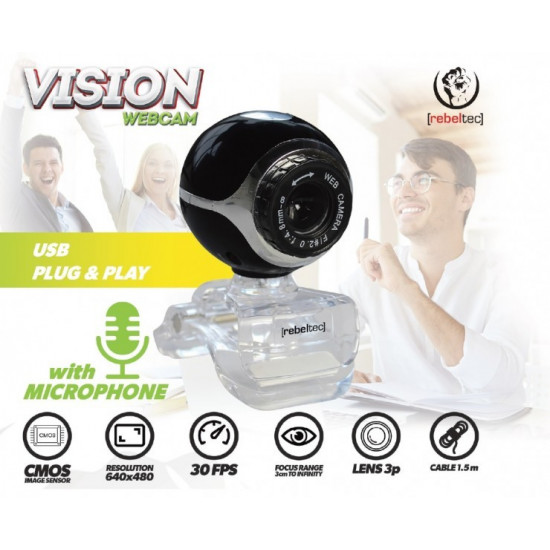 Webcam CMOS sensor type Rebeltec VISION 640x480