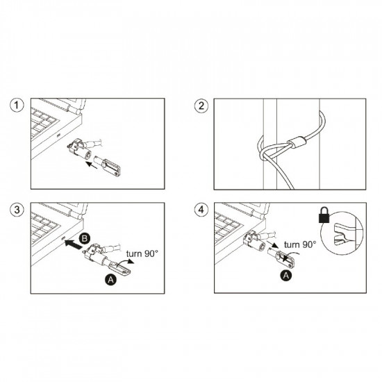 Notebook security Noble lock