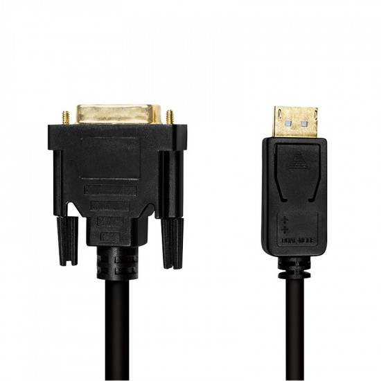 DisplayPort to DVI cable , black, 5m