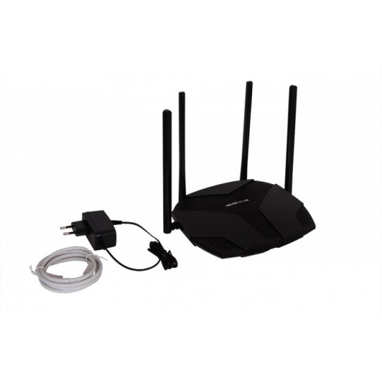 Wireless Router|MERCUSYS|1800 Mbps|Wi-Fi 6|1 WAN|3x10/100/1000M|Number of antennas 4|MR70X