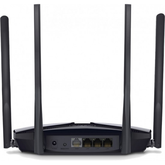 Wireless Router|MERCUSYS|1800 Mbps|Wi-Fi 6|1 WAN|3x10/100/1000M|Number of antennas 4|MR70X