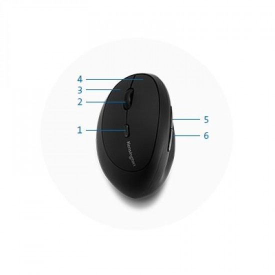 Pro Fit Left Handed Erg o Wireless Mouse