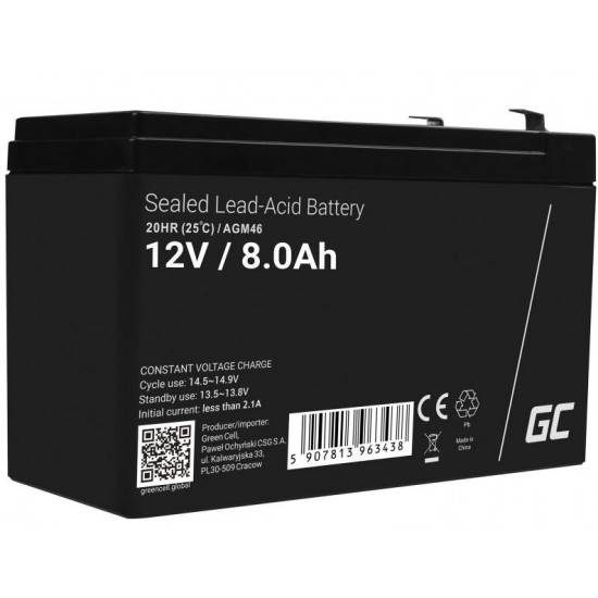 Battery AGM VRLA 12V 8Ah