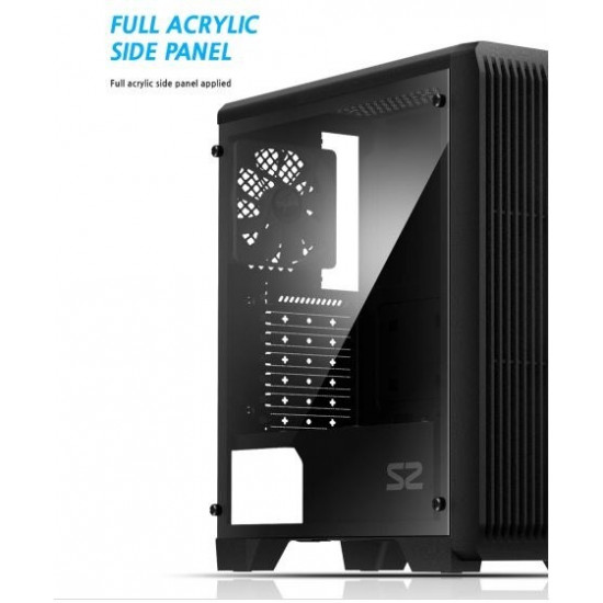 ZALMAN S2 ATX Mid Tower PC Case 120mm fan