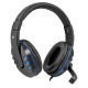 HEADPHONES WARHEAD G-16 0 BLACK-BLUE