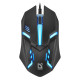 MOUSE DEFENDER CYBER MB-560L BLACK 7 COLORS 1200DPI 3P