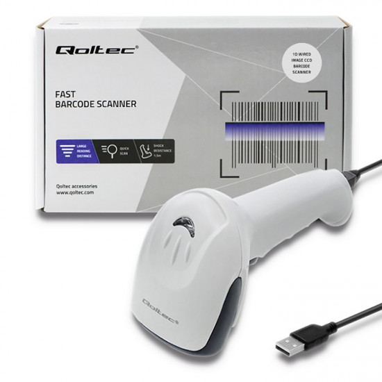 Barcode reader 1D CCD, USB