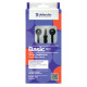 EARPHONES BASIC 604 BLACK