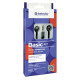 EARPHONES BASIC 604 BLACK