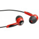 EARPHONES BASIC 604 BLACK-RED